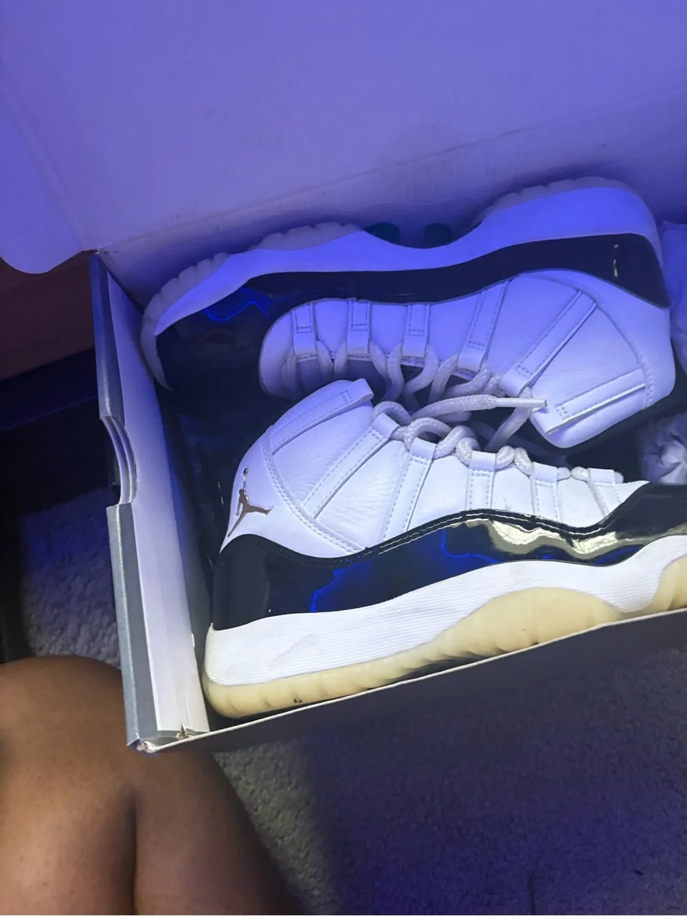 Jordan Kids White and Black Retro Basketball Sneakers